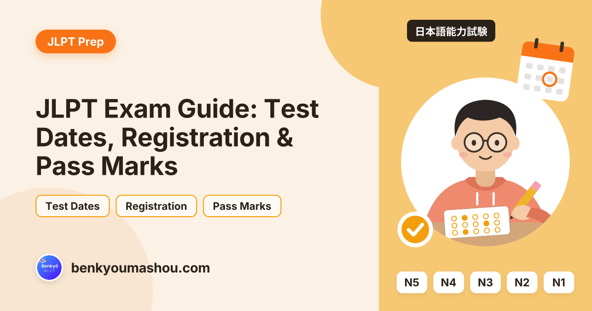 JLPT Exam Guide: Test Dates, Registration & Pass Marks